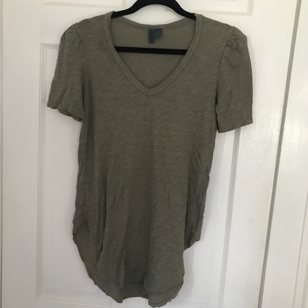 NEW anthropology Army green tee